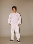 画像4: ROUGH AND RUGGED/DESIGN LS（WHITE）［刺繍+プリント長袖T-25春夏］ (4)