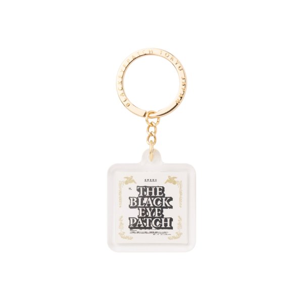 画像1: BlackEyePatch/TRADEMARK CERTIFICATE KEYCHAIN（WHITE）