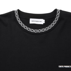 画像3: COOTIE PRODUCTIONS/Jacquard Neck S/S Tee（Black）［ジャガードネックT-25春夏］ (3)