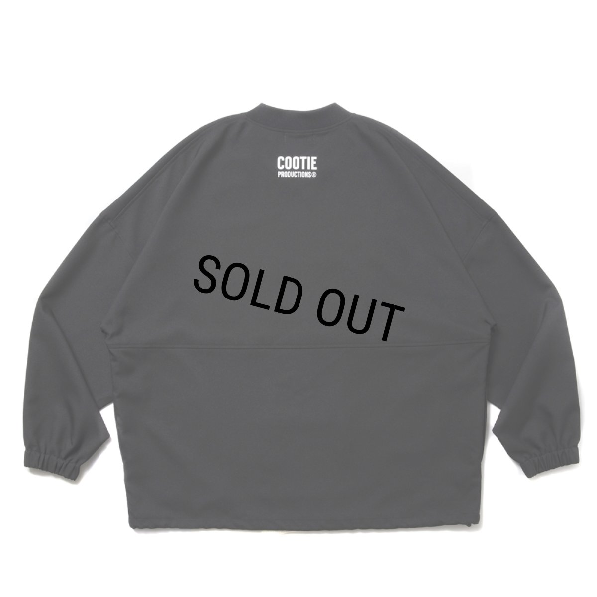 画像2: COOTIE PRODUCTIONS/Polyester Twill Football Top（Black）［フットボールトップ-25春夏］ (2)