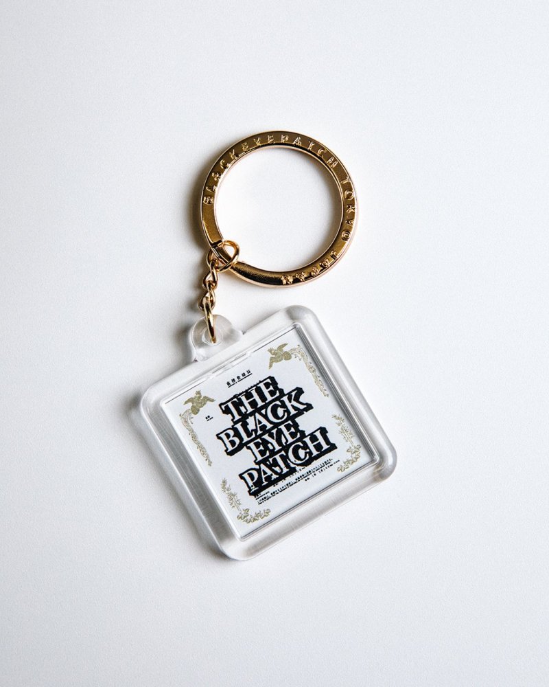 画像3: BlackEyePatch/TRADEMARK CERTIFICATE KEYCHAIN（WHITE）