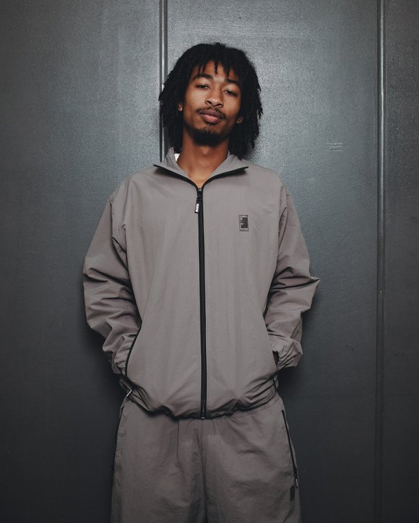 画像3: BlackEyePatch/SMALL HWC NYLON TRACK JACKET（GRAY）