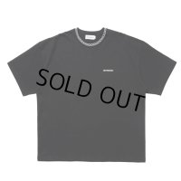 COOTIE PRODUCTIONS/Jacquard Neck S/S Tee（Black）［ジャガードネックT-25春夏］