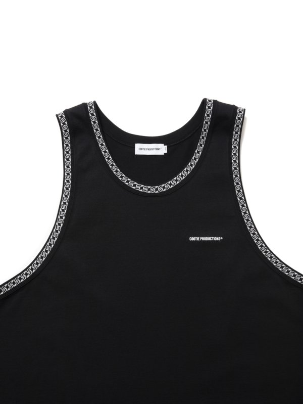 画像3: COOTIE PRODUCTIONS/Jacquard Ringer Error Fit Tank Top（Black）［エラーフィットタンクトップ-25春夏］