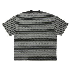 画像2: COOTIE PRODUCTIONS/Jacquard Border S/S Tee（Black）［ジャガードボーダーT-25春夏］ (2)