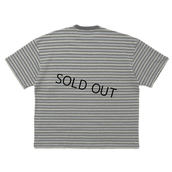 画像2: COOTIE PRODUCTIONS/Jacquard Border S/S Tee（Black）［ジャガードボーダーT-25春夏］