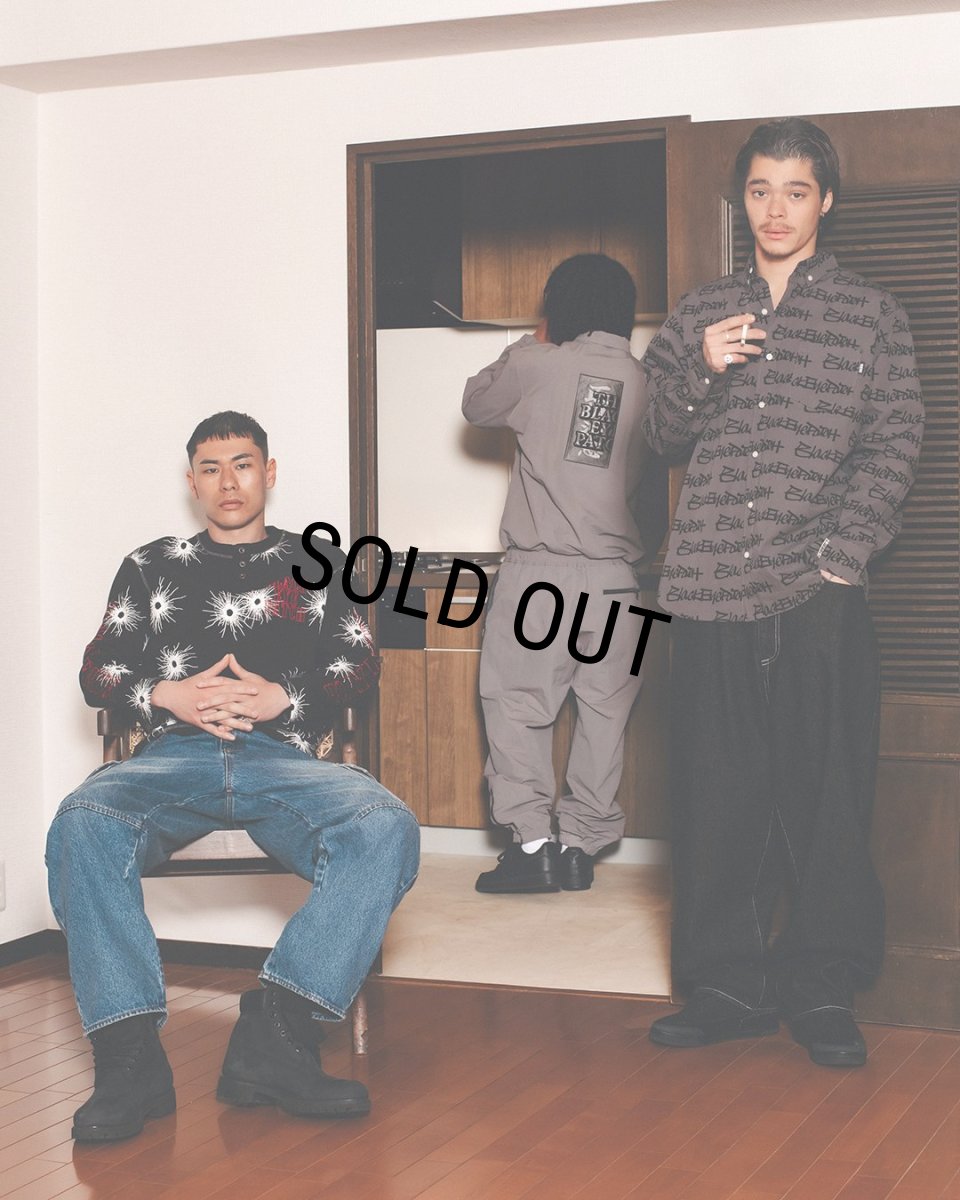 画像3: BlackEyePatch/SMALL HWC NYLON TRACK PANTS（BLACK） (3)