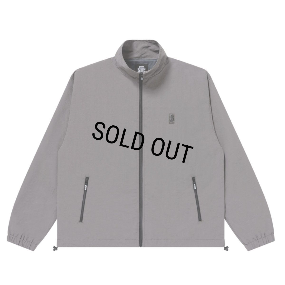 画像1: BlackEyePatch/SMALL HWC NYLON TRACK JACKET（GRAY） (1)