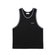 画像1: COOTIE PRODUCTIONS/Jacquard Ringer Error Fit Tank Top（Black）［エラーフィットタンクトップ-25春夏］ (1)