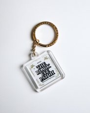画像3: BlackEyePatch/TRADEMARK CERTIFICATE KEYCHAIN（WHITE） (3)
