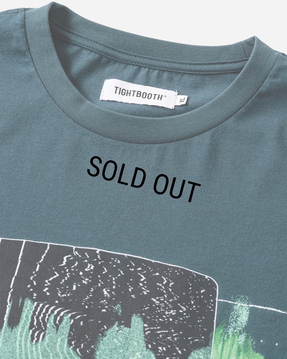 画像2: TIGHTBOOTH/SHADOW S/S T-SHIRT（Blue Charcoal）［プリントT-25春夏］ (2)