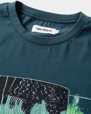 画像2: TIGHTBOOTH/SHADOW S/S T-SHIRT（Blue Charcoal）［プリントT-25春夏］ (2)