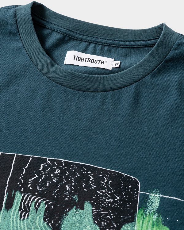 画像2: TIGHTBOOTH/SHADOW S/S T-SHIRT（Blue Charcoal）［プリントT-25春夏］