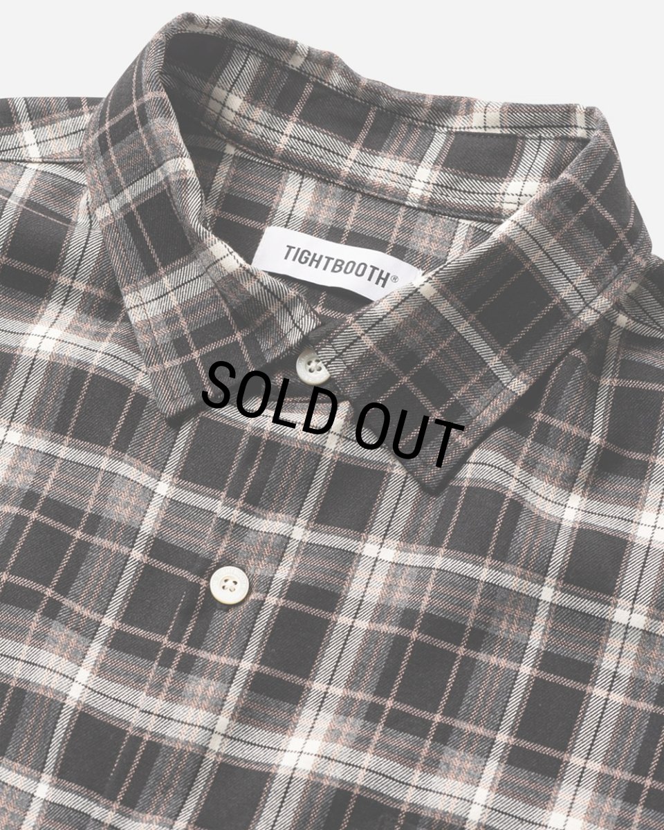 画像3: TIGHTBOOTH/PLAID L/S SHIRT（Black）［チェックシャツ-25春夏］ (3)