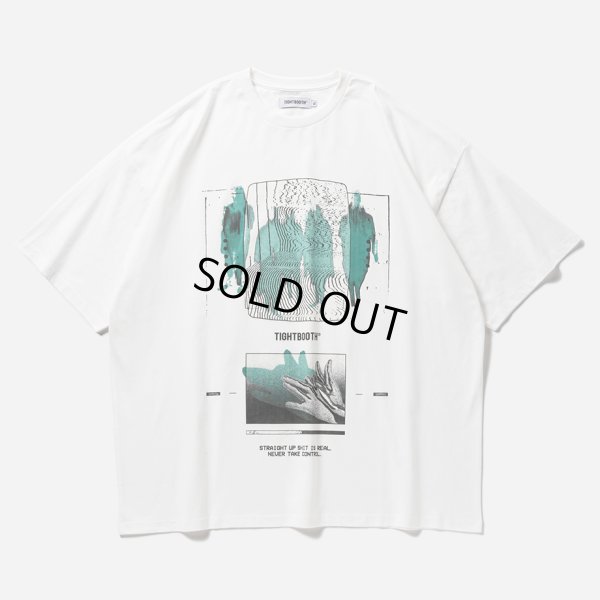 画像1: TIGHTBOOTH/SHADOW S/S T-SHIRT（White）［プリントT-25春夏］