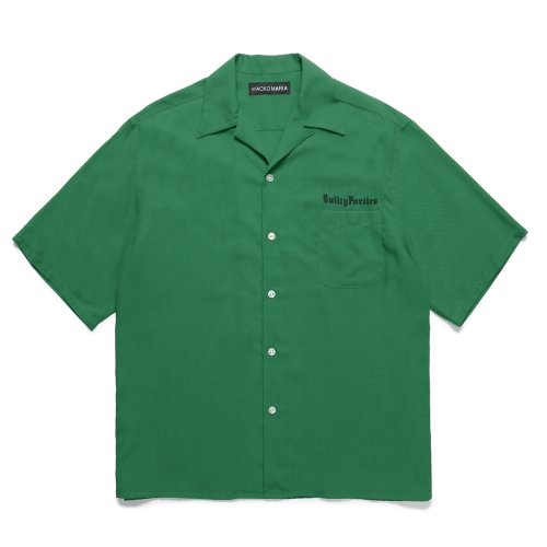 他の写真1: WACKO MARIA/50'S OPEN COLLAR SHIRT（GREEN）［50'Sオープンカラーシャツ-25春夏］