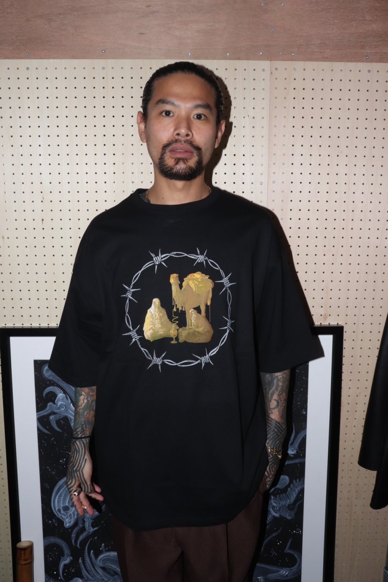 画像2: exodus/DABS Tee（BLACK）［プリントT-25春夏］