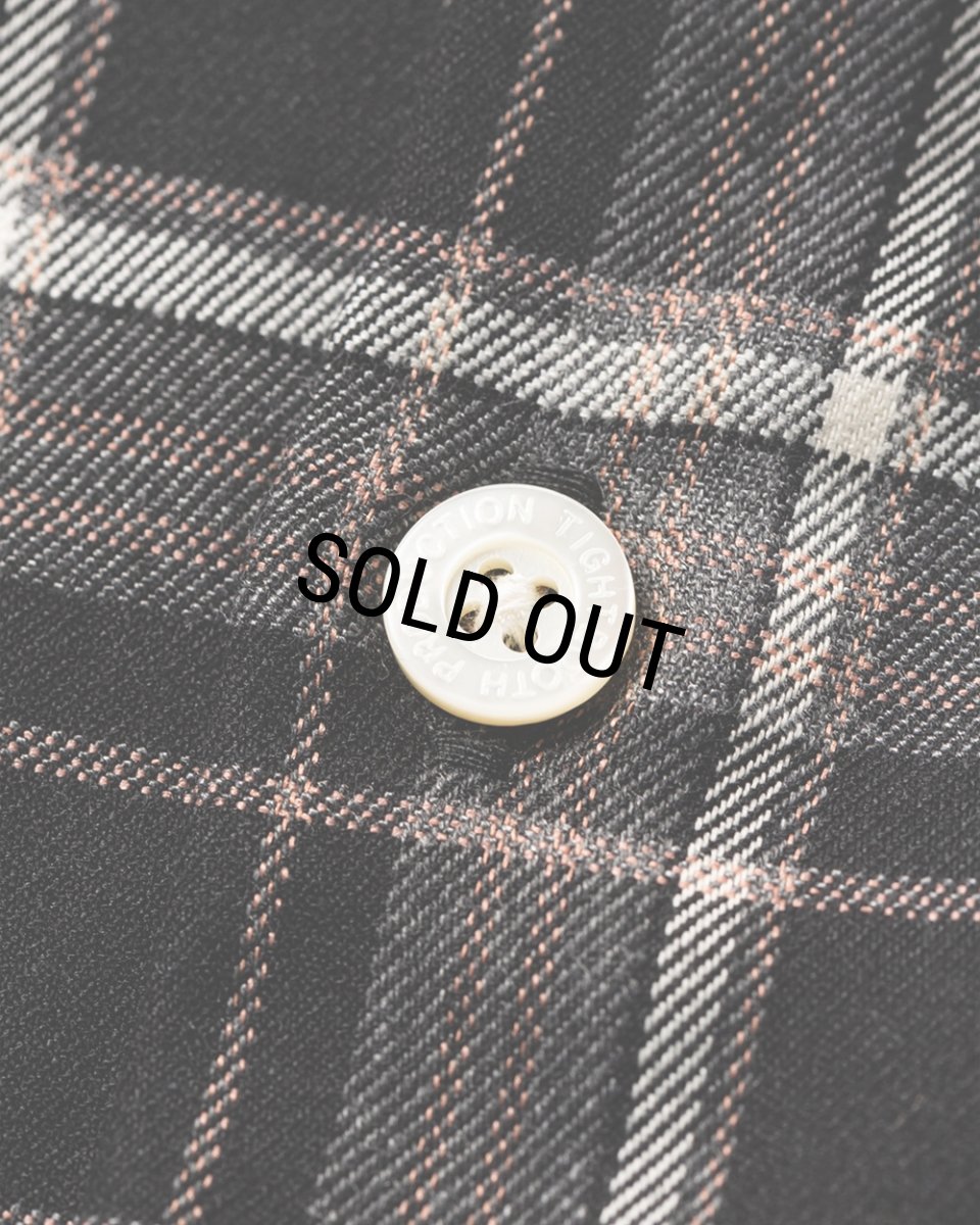 画像6: TIGHTBOOTH/PLAID L/S SHIRT（Black）［チェックシャツ-25春夏］ (6)
