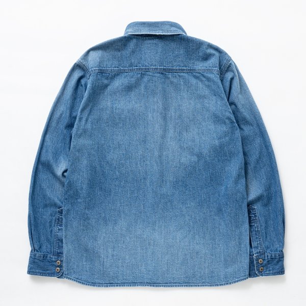 画像2: RATS/DENIM WORK SHIRT（INDIGO）［デニムワークシャツ-25春夏］
