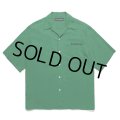 WACKO MARIA/50'S OPEN COLLAR SHIRT（GREEN）［50'Sオープンカラーシャツ-25春夏］
