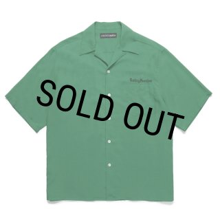 WACKO MARIA/50'S OPEN COLLAR SHIRT（GREEN）［50'Sオープンカラー