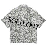 WACKO MARIA/LEOPARD HAWAIIAN SHIRT（GRAY）［レオパードハワイアンシャツ-25春夏］