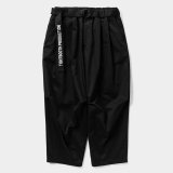 TIGHTBOOTH/HERRINGBONE BALLOON PANTS（Black）［ヘリンボーンバルーンパンツ-25春夏］