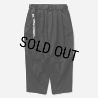 【20％OFF】TIGHTBOOTH/HERRINGBONE BALLOON PANTS（Black）［ヘリンボーンバルーンパンツ-25春夏］