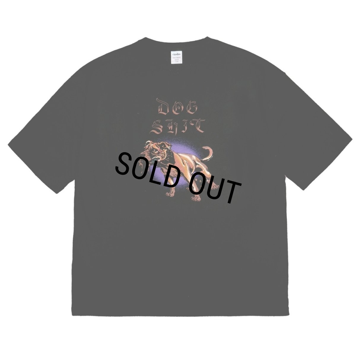画像1: exodus/DOG SHIT Tee（BLACK）［プリントT-25春夏］ (1)