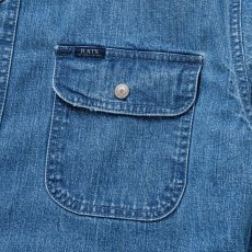 画像4: RATS/DENIM WORK SHIRT（INDIGO）［デニムワークシャツ-25春夏］ (4)