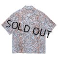 WACKO MARIA/LEOPARD HAWAIIAN SHIRT（BLUE）［レオパードハワイアンシャツ-25春夏］
