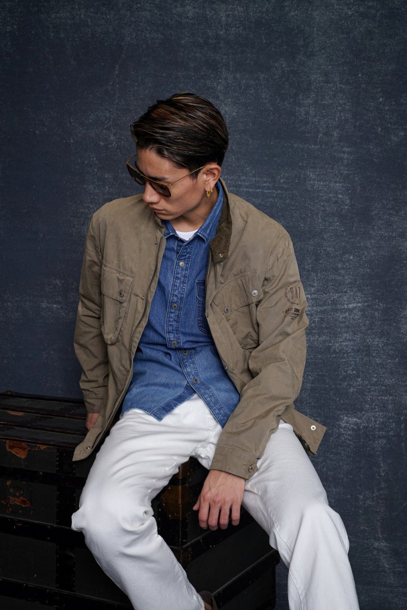 画像8: RATS/DENIM WORK SHIRT（INDIGO）［デニムワークシャツ-25春夏］ (8)