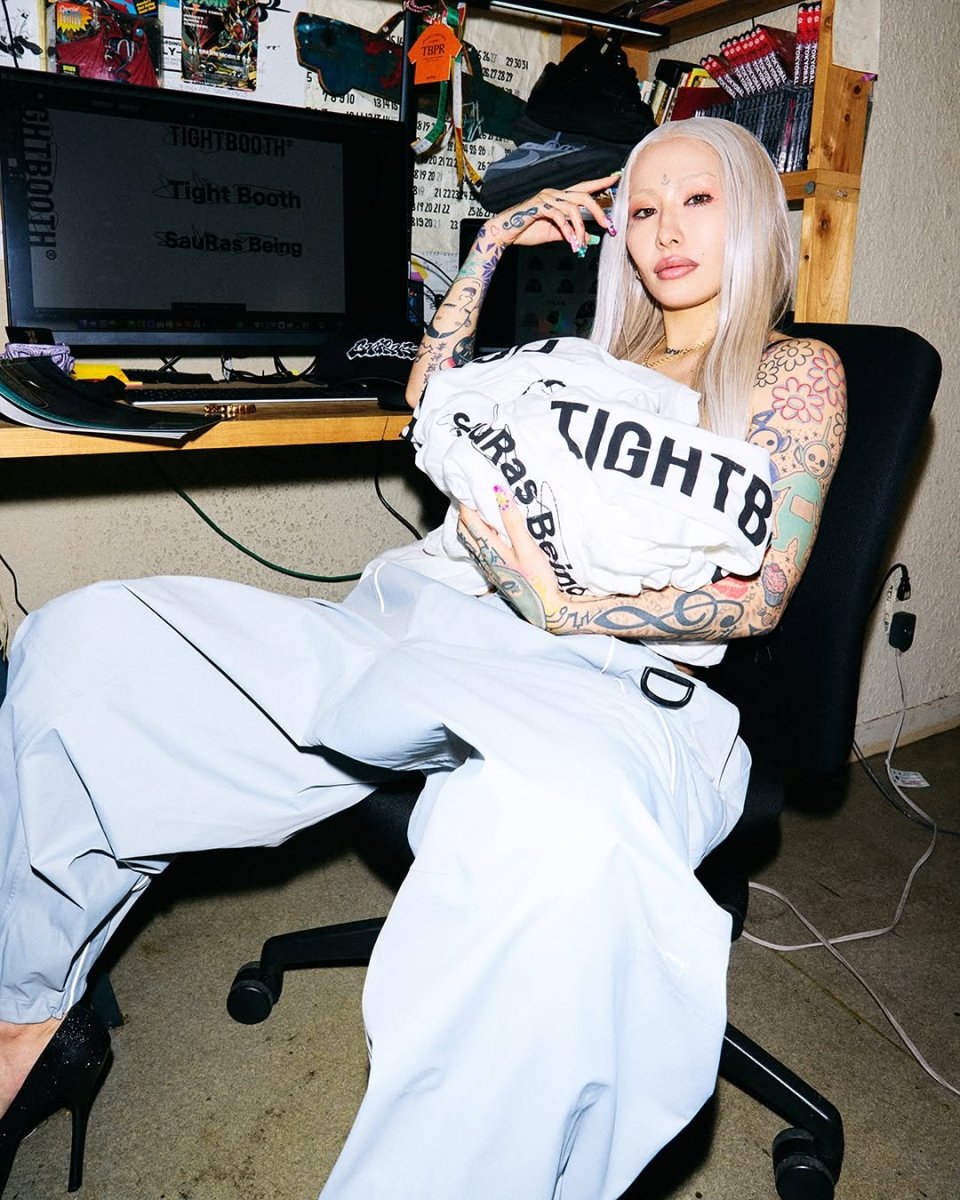 画像20: 【20％OFF】TIGHTBOOTH x SauRas Being BALLOON PANTS（Grey）［バルーンパンツ-25春夏］ (20)