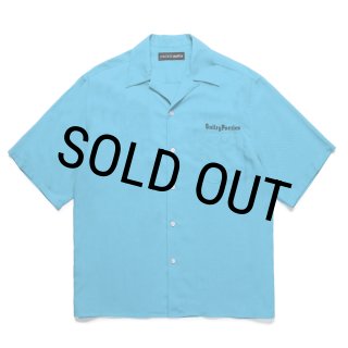 トップス WACKO MARIA OPEN COLLAR SHIRT XXL WACKO MARIA/50'S OPEN COLLAR SHIRT（BLUE）［50'Sオープンカラー
