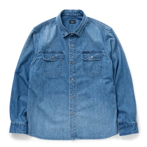 他の写真1: RATS/DENIM WORK SHIRT（INDIGO）［デニムワークシャツ-25春夏］