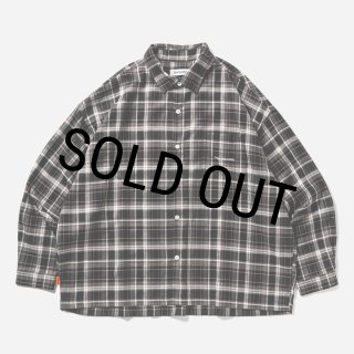 TIGHTBOOTH/PLAID L/S SHIRT（Black）［チェックシャツ-25春夏］ - JONAS