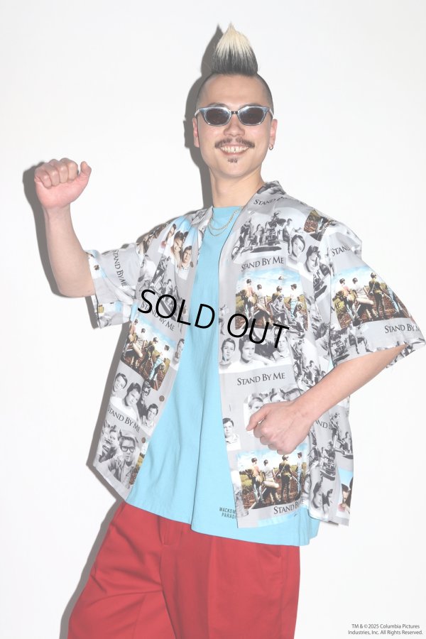 画像2: WACKO MARIA/STAND BY ME / HAWAIIAN SHIRT（GRAY）［ハワイアンシャツ-25春夏］