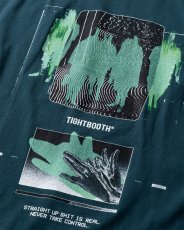 画像3: TIGHTBOOTH/SHADOW S/S T-SHIRT（Blue Charcoal）［プリントT-25春夏］ (3)