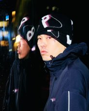画像4: TIGHTBOOTH x SauRas Being JACQUARD BEANIE（Black）［ジャガードビーニー-25春夏］ (4)