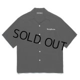 WACKO MARIA/50'S OPEN COLLAR SHIRT（BLACK）［50'Sオープンカラーシャツ-25春夏］