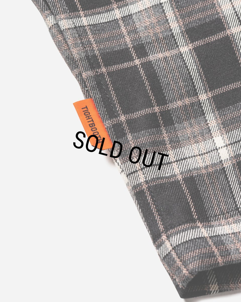画像7: TIGHTBOOTH/PLAID L/S SHIRT（Black）［チェックシャツ-25春夏］ (7)