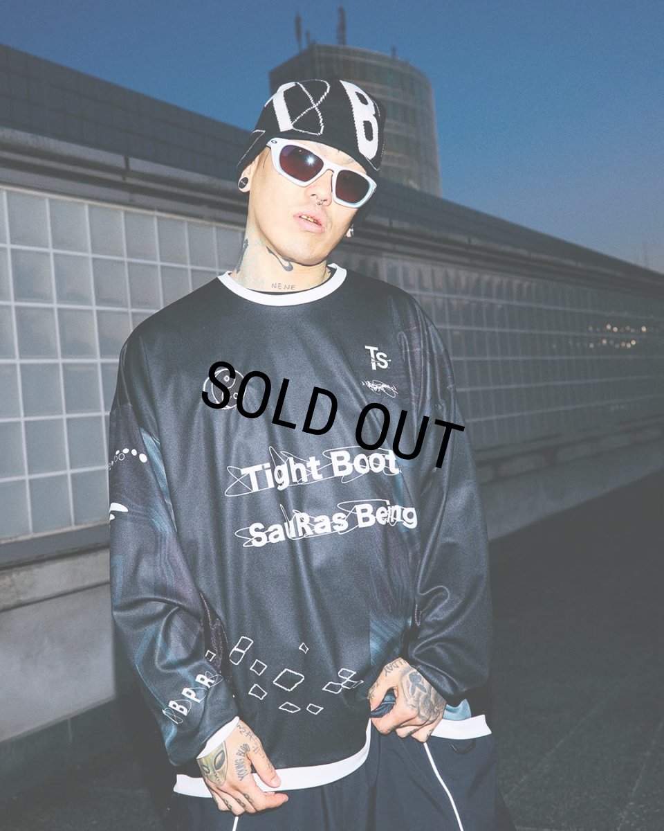 画像3: TIGHTBOOTH x SauRas Being JACQUARD BEANIE（Black）［ジャガードビーニー-25春夏］ (3)