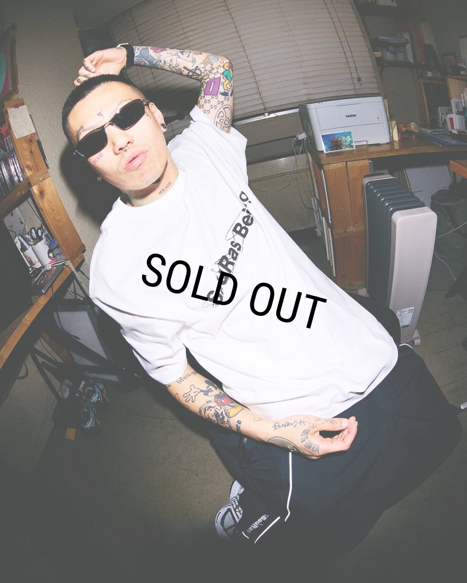 画像3: TIGHTBOOTH x SauRas Being S/S T-SHIRT（White）［プリントT-25春夏］ (3)