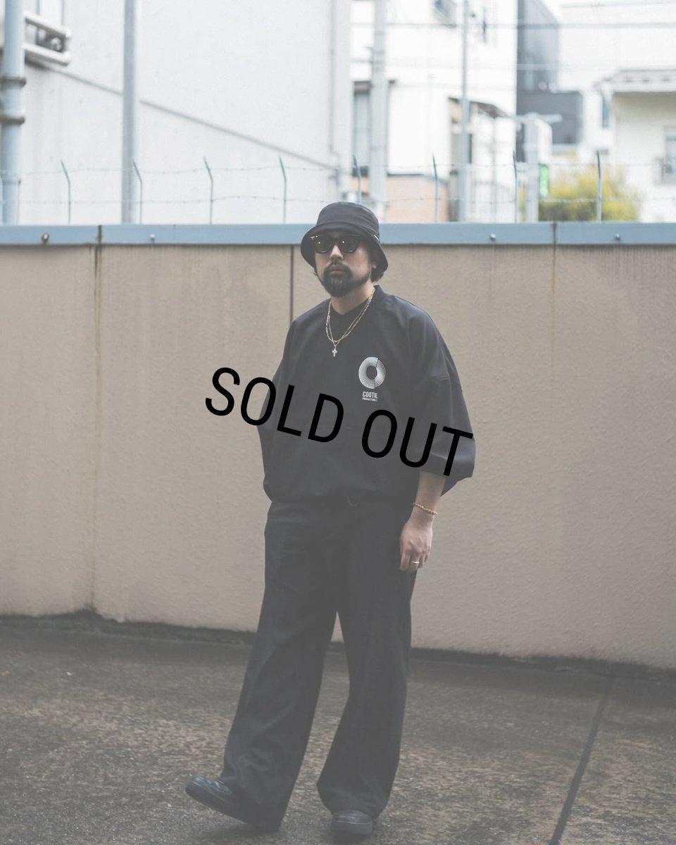 画像6: COOTIE PRODUCTIONS/Polyester Twill Football Top（Black）［フットボールトップ-25春夏］ (6)