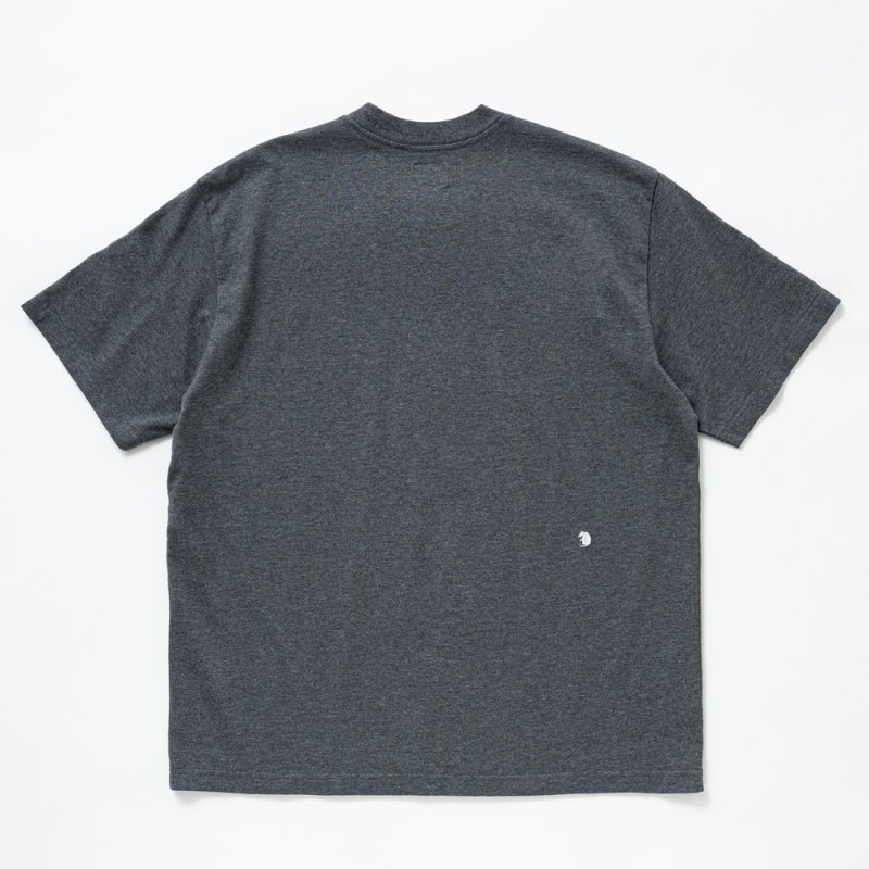 画像2: RATS/FLAG POCKET TEE（CHARCOAL）［プリントポケT-25春夏］
