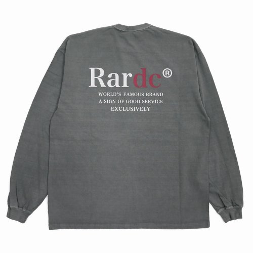 他の写真2: ROUGH AND RUGGED/DESIGN LS（BLACK/PIGMENT）［刺繍+プリント長袖T-25春夏］