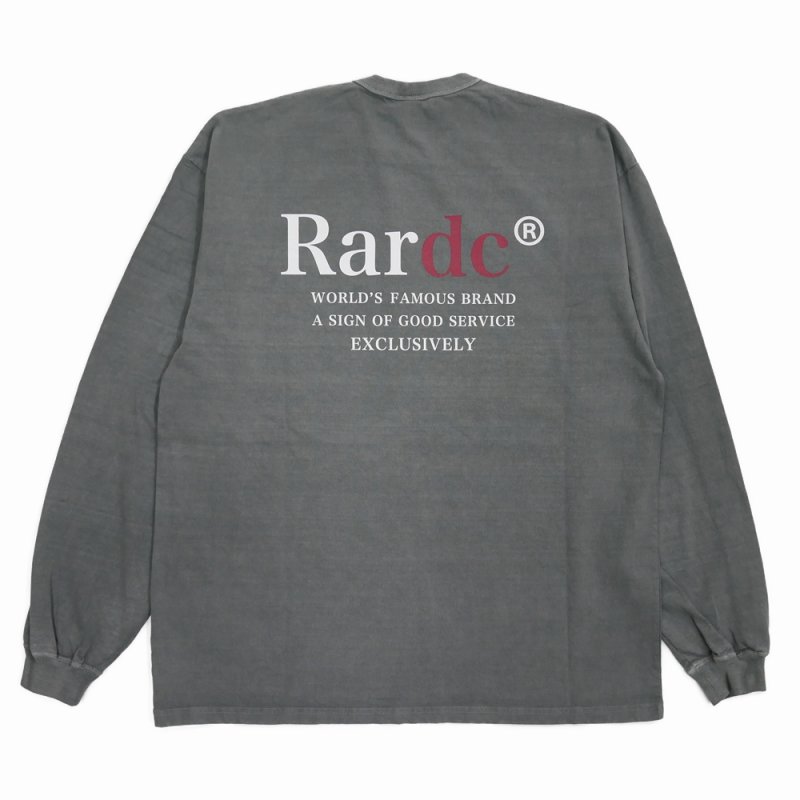 画像2: 【30％OFF】ROUGH AND RUGGED/DESIGN LS（BLACK/PIGMENT）［刺繍+プリント長袖T-25春夏］