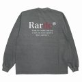 【30％OFF】ROUGH AND RUGGED/DESIGN LS（BLACK/PIGMENT）［刺繍+プリント長袖T-25春夏］