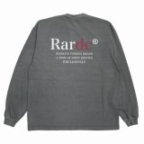 ROUGH AND RUGGED/DESIGN LS（BLACK/PIGMENT）［刺繍+プリント長袖T-25春夏］