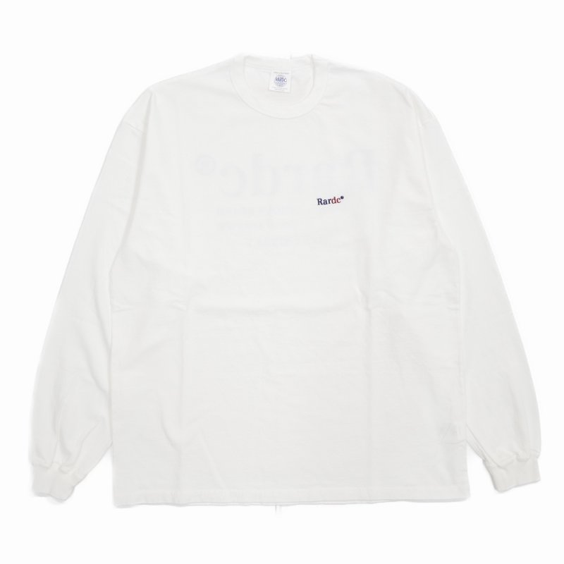 画像1: 【30％OFF】ROUGH AND RUGGED/DESIGN LS（WHITE）［刺繍+プリント長袖T-25春夏］